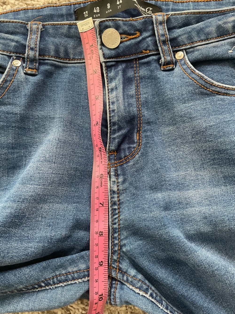 Denim&Co Women's Skinny Jeans in Blue Wash - Picture 5 of 7
